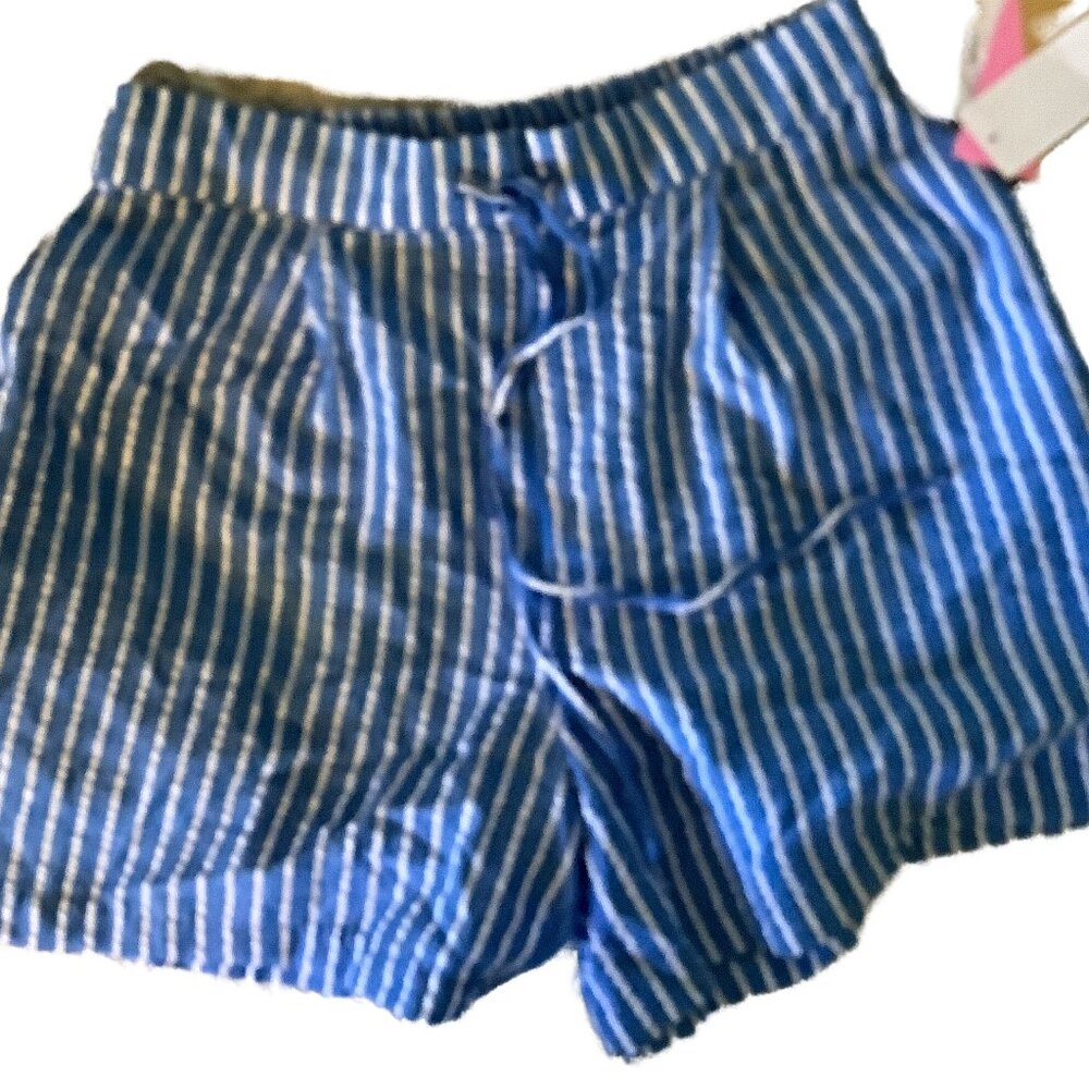 NWT riley & rae Blue Striped Shorts Size:  XS
